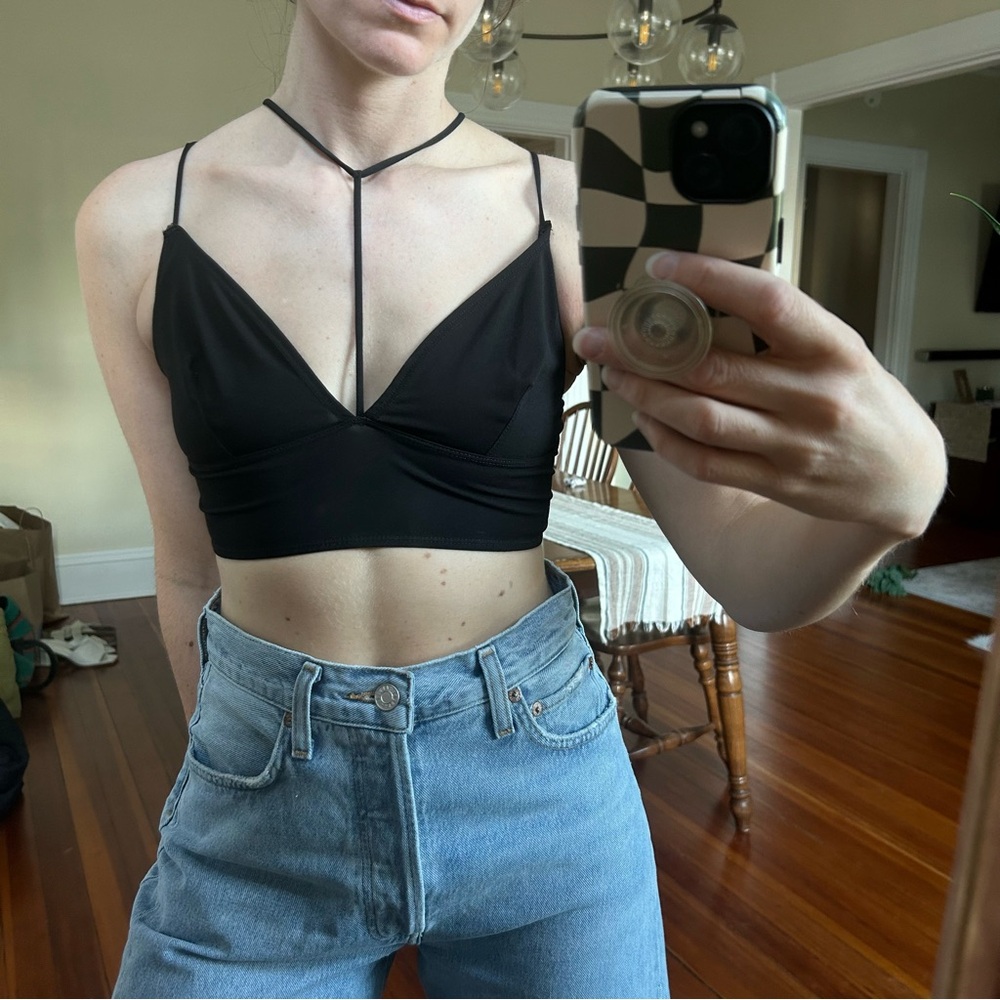 UO Black Bralette